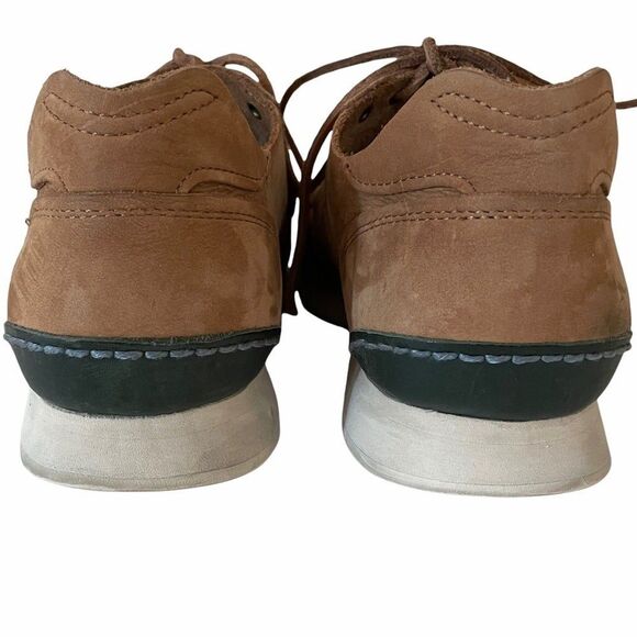 Frye Leather Keith Runner Sneakers Tan Size 11 - Picture 5 of 8